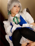 cosplay美女套图 c77 Sakuya Izayoi　白丝假发扮相(1)(29)
